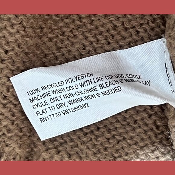 Wild Fable - Women's Long Sleeve V-Neck Sweater - Brown - XXS - Picture 8 of 11